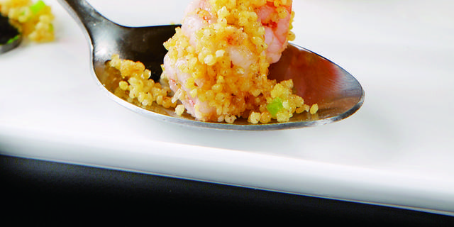 高清小米焖虾仁图片