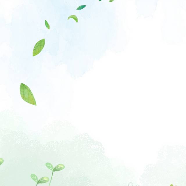 飞舞绿叶主图背景