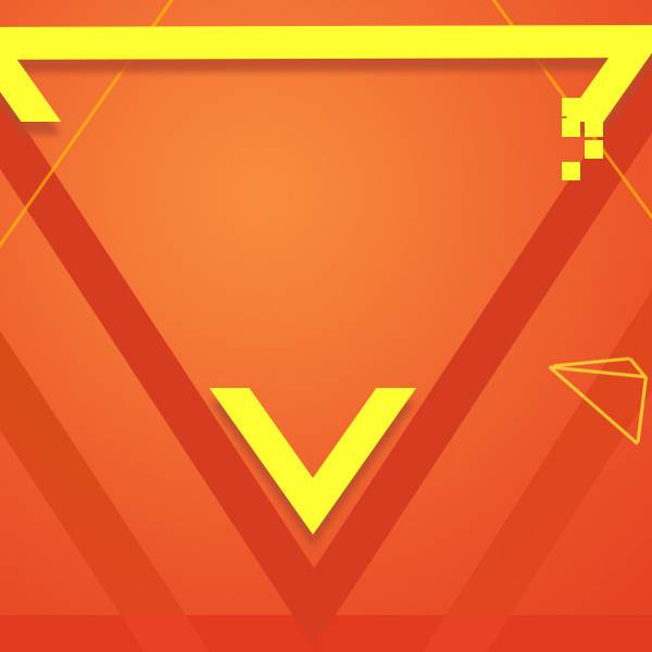 黄色三角主图背景