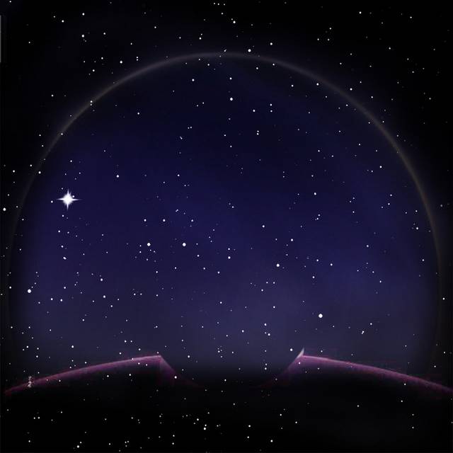 紫色梦幻星空主图背景