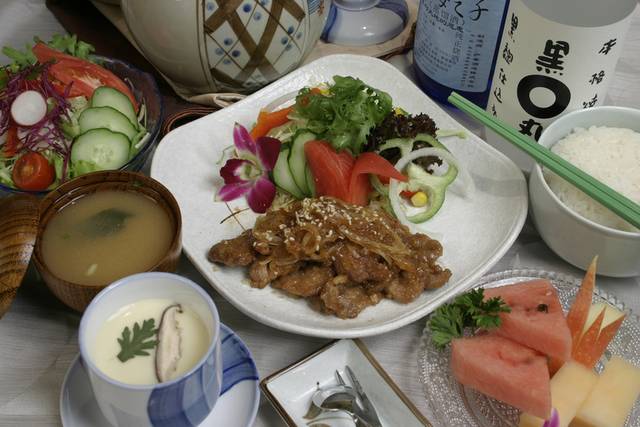 生姜烧肉定食