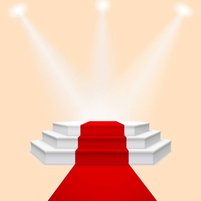 红色地毯舞台主图背景