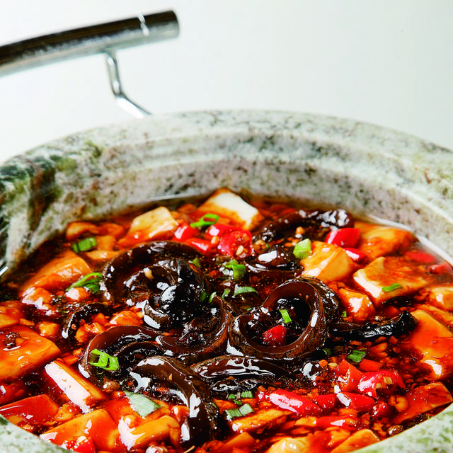 麻婆豆腐烧海参图片1
