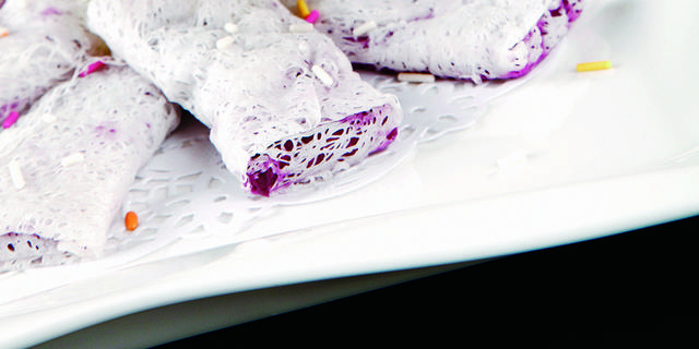 紫薯春卷
