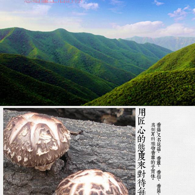 香菇详情页