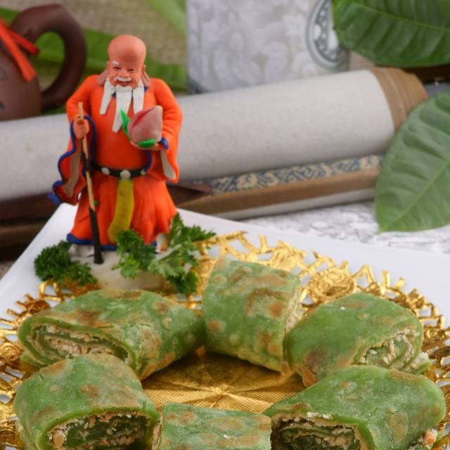 绿茶甜薄餐