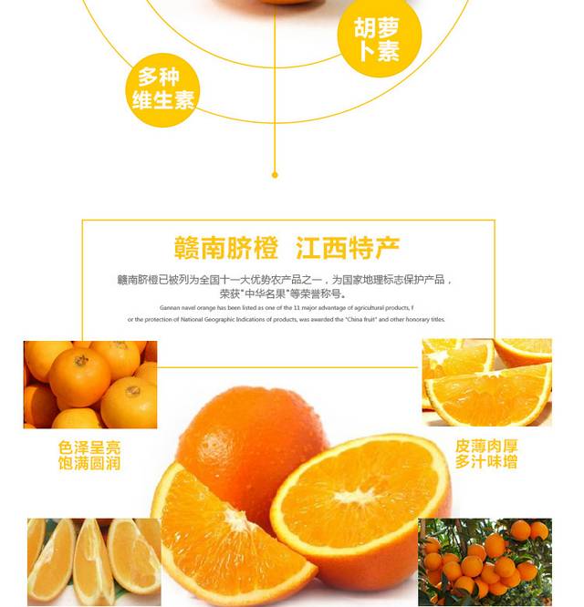 鲜甜脐橙详情页