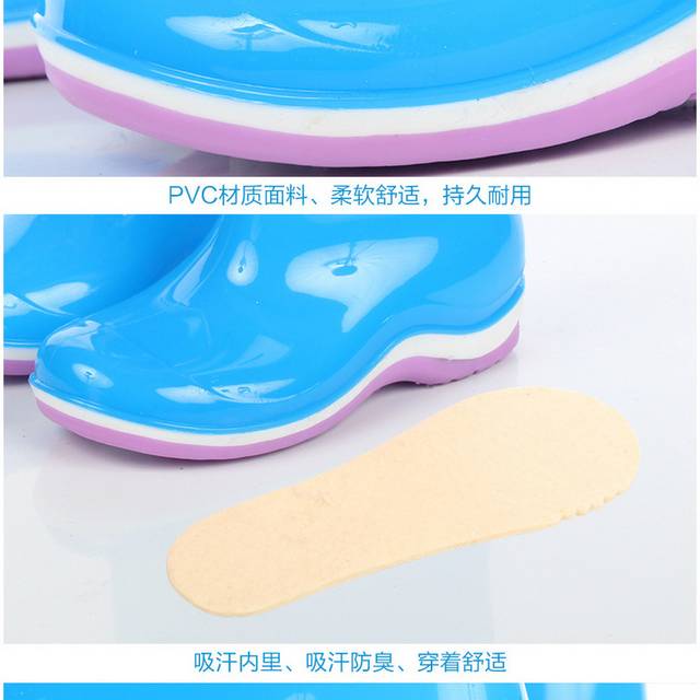 儿童防滑雨靴详情页