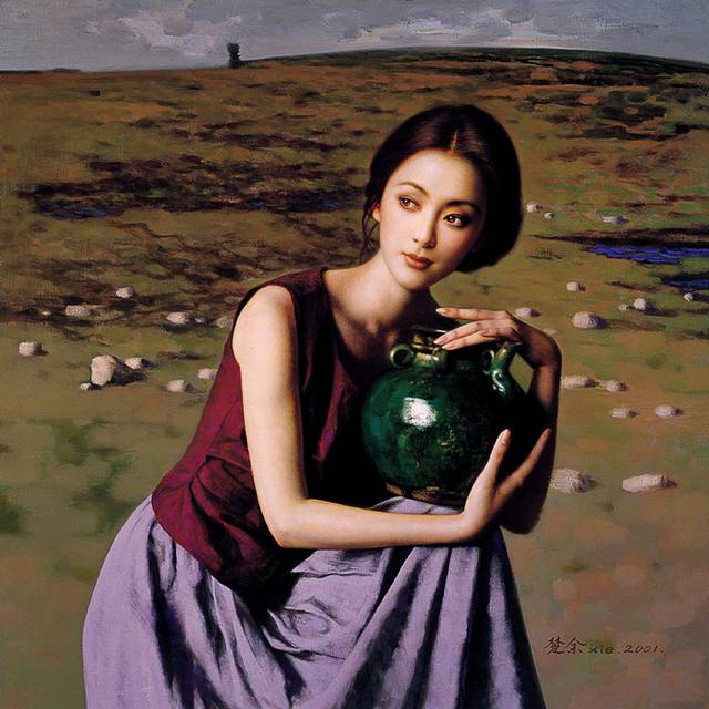 人物肖像艺术装饰画20
