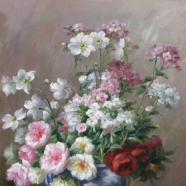 素雅小花装饰画