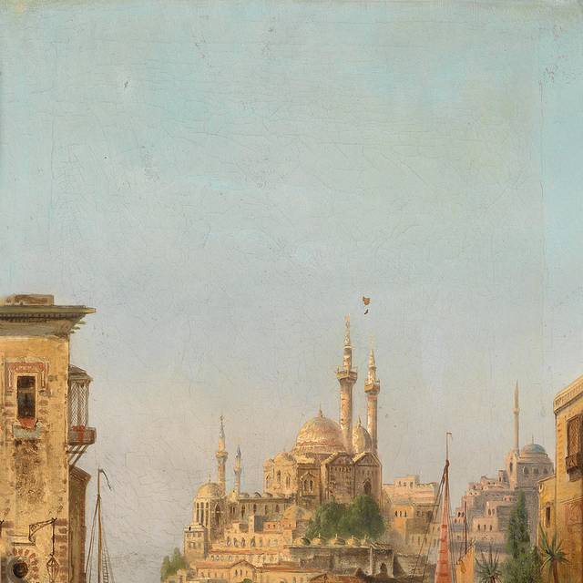 欧洲风景风景油画