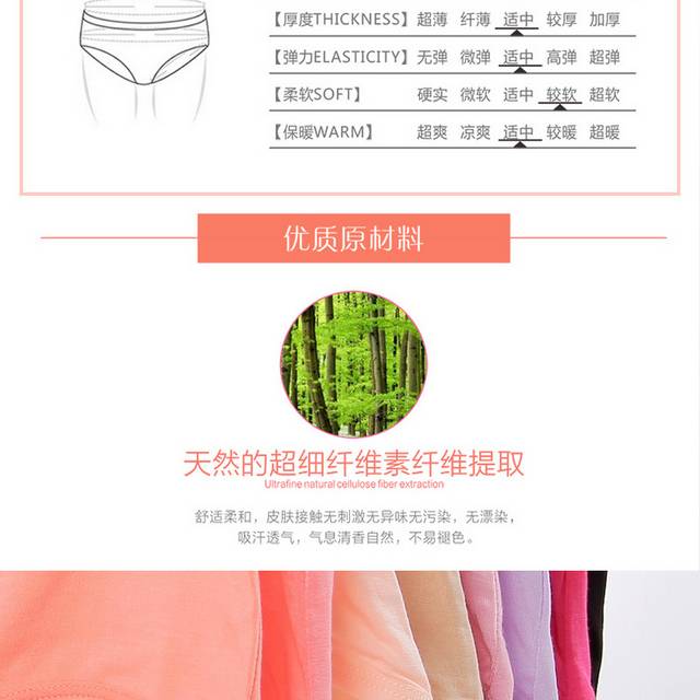 女士内裤详情页
