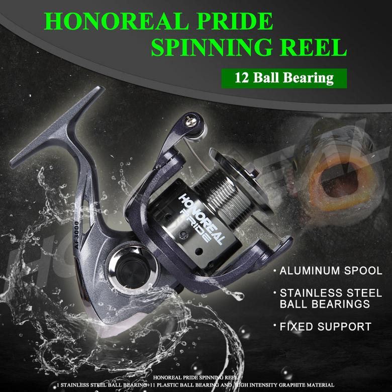 Honoreal Series 3000 Spinning Reel with bonus spool - How to Fish