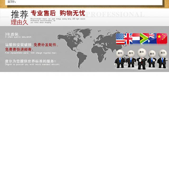 简约明亮落地灯详情页
