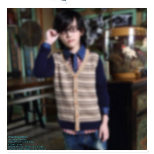 男童休闲毛衣详情页