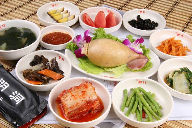 韩式鱿鱼卷包饭图片