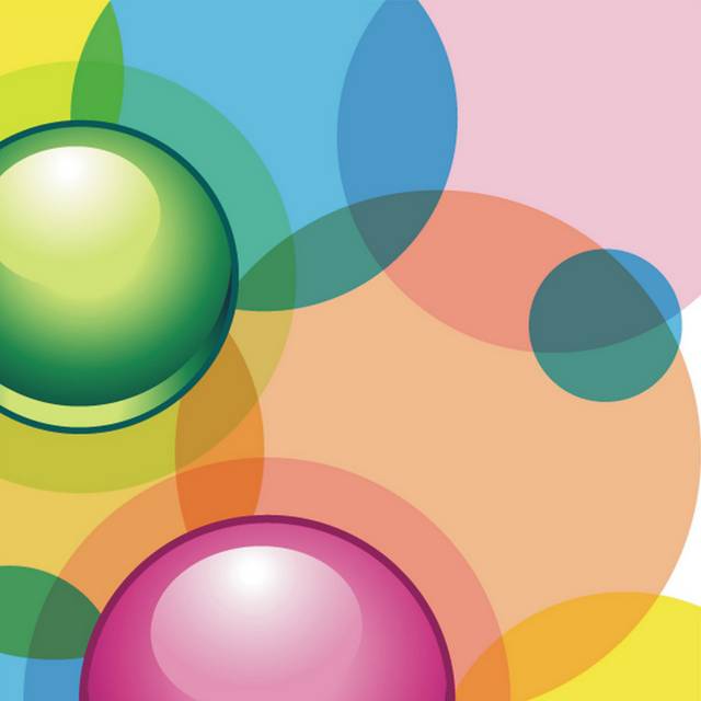 彩色立体小球无框画2