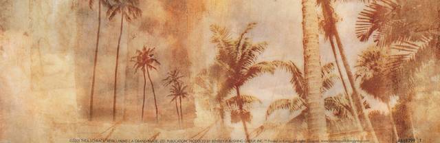 复古椰树装饰画