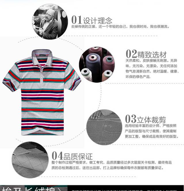 潮流衬衫详情页