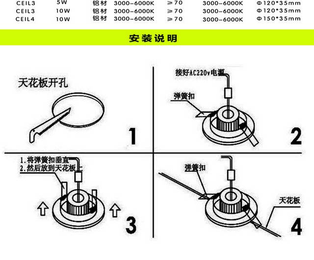 LED筒灯详情页