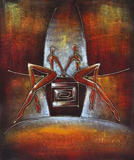 油彩画 人物 抽象的 抽象油画- 抖音百科