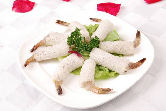 竹荪鲜虾饺图片
