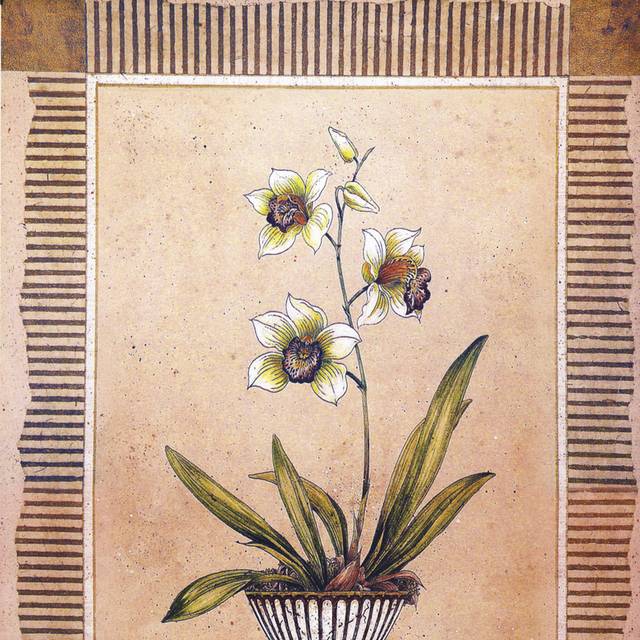 古典花枝装饰画1