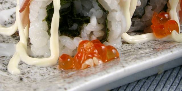 海鲜寿司卷图片