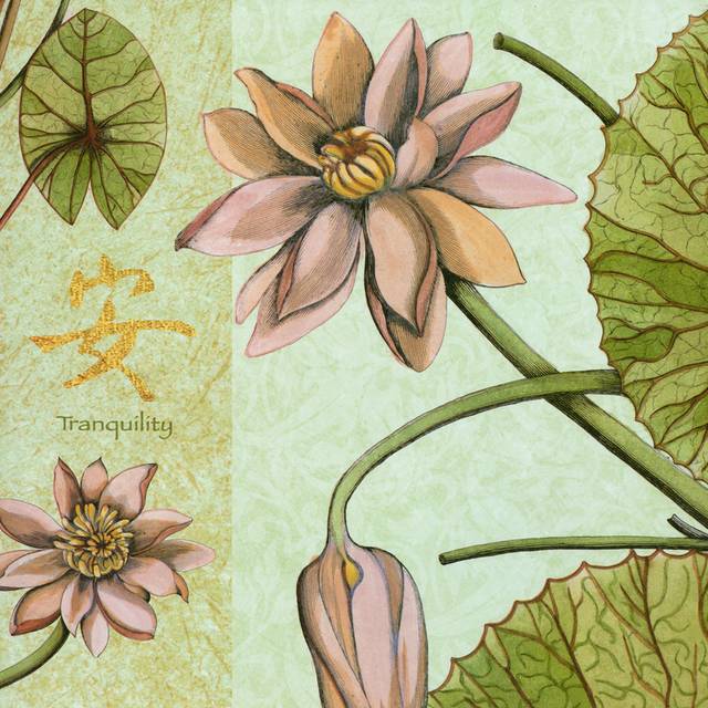 粉色小花装饰画