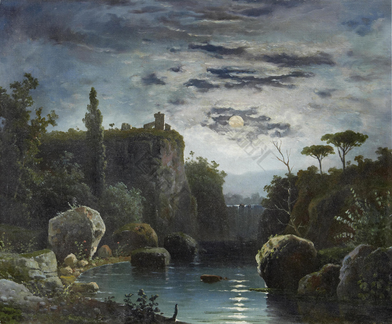 風景画 45 cmX 31 cm油画 気質アップ】 Amazon.co.jp: 風景 油絵 油彩画 受注制作 F6号 奥