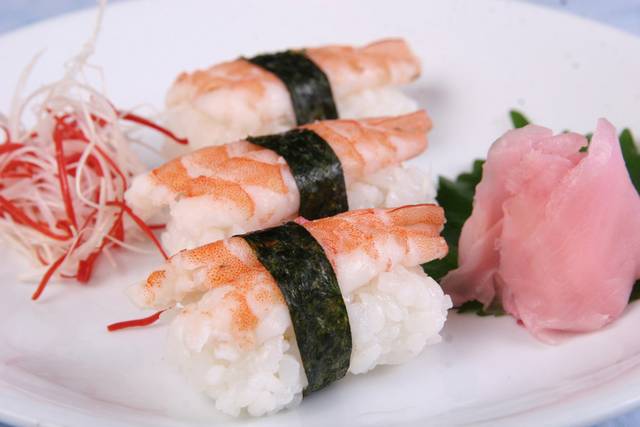 虾寿司图片