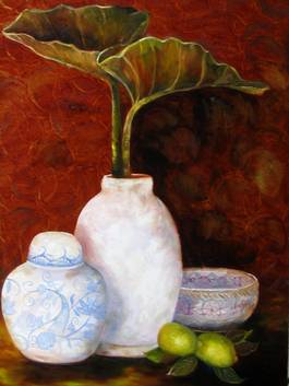 多彩抽象静物装饰画1_图品汇