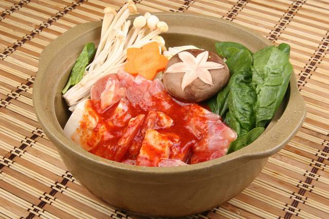 韩式泡菜锅图片