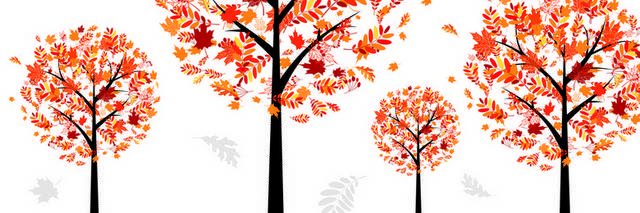 创意彩色树木装饰画8