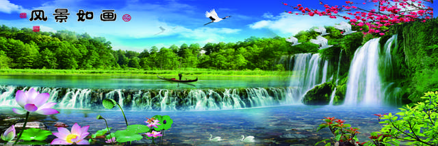 风景如画装饰画