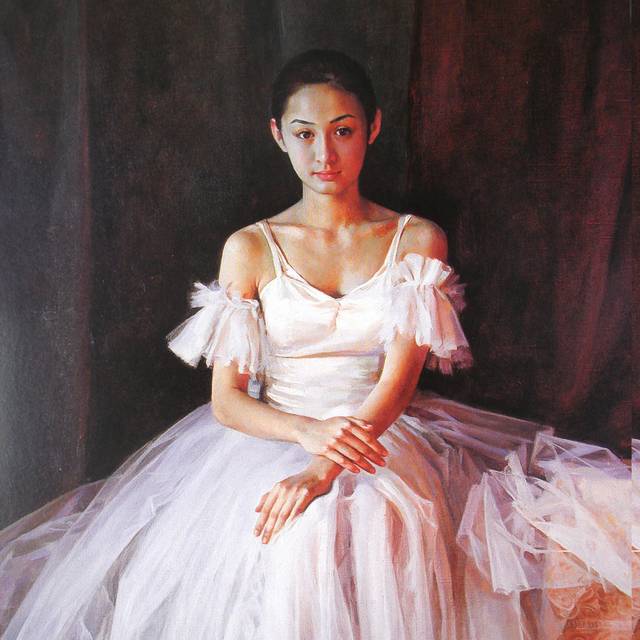 芭蕾女孩装饰画1