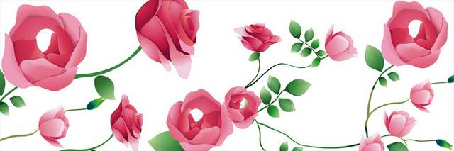 粉色淡雅玫瑰装饰画3