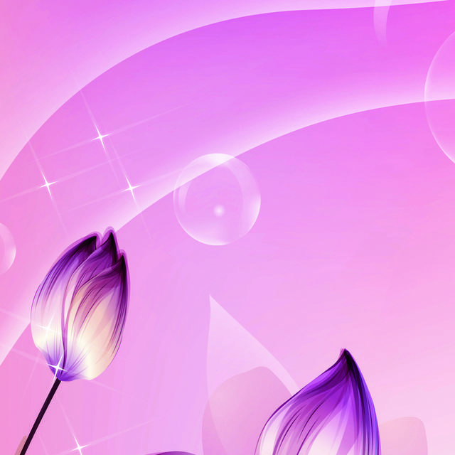 紫色花朵玄关画