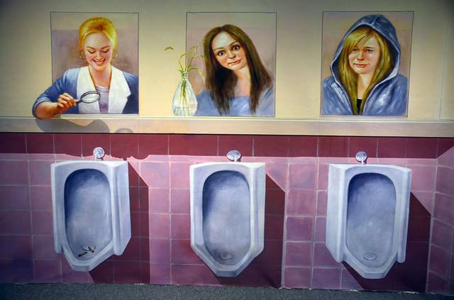 厕所3D装饰画