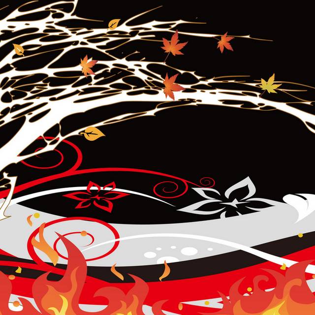 火焰枫树装饰画1
