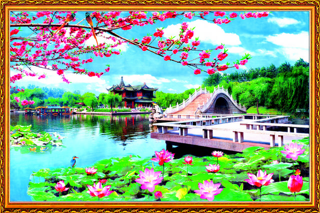 皇家园林装饰画