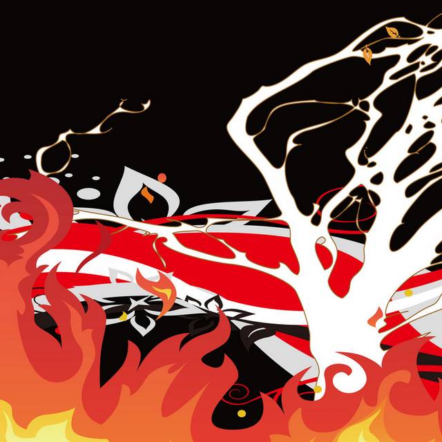火焰枫树装饰画
