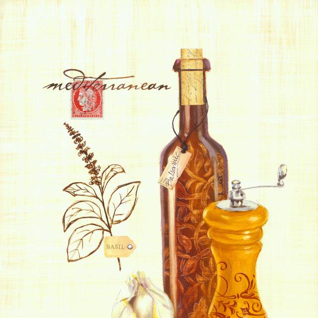 橄榄油客厅装饰画1