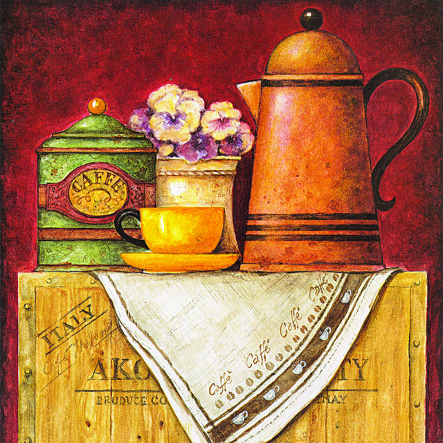 柜子上的茶壶装饰画3