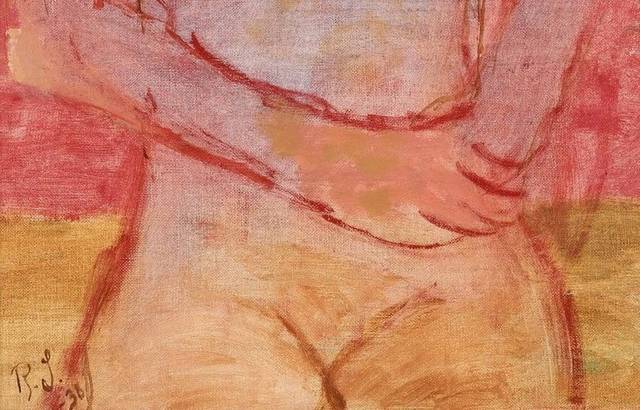 裸体女人欧美抽象无框画