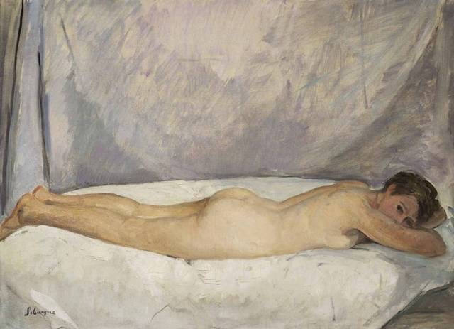 裸体女人印象派油画装饰挂画