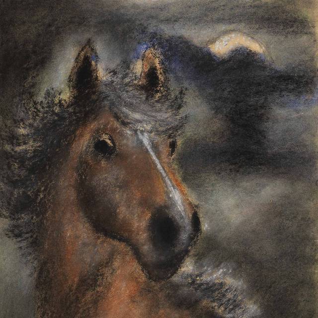 抽象马匹装饰画
