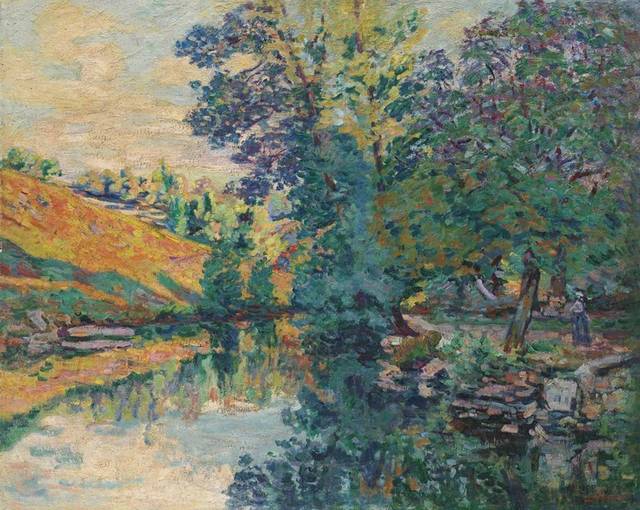 抽象田园美景5印象派油画装饰挂画