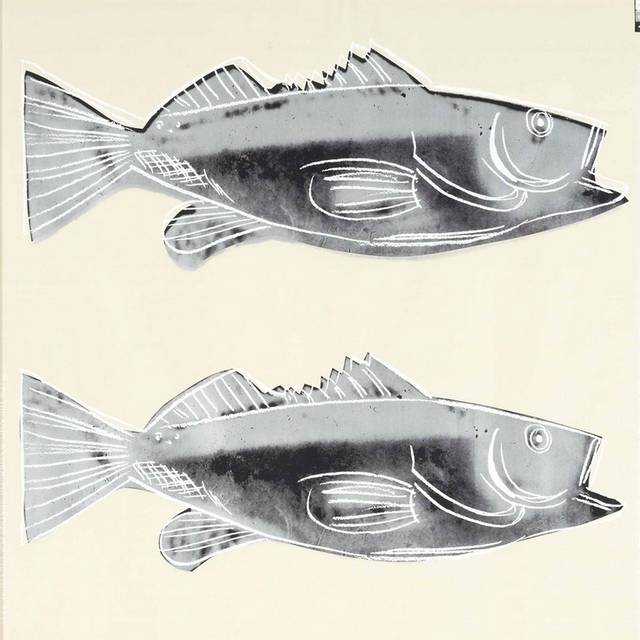 三条鱼欧美抽象装饰画