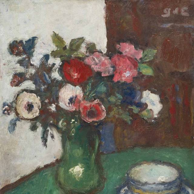 抽象花瓶油画装饰画